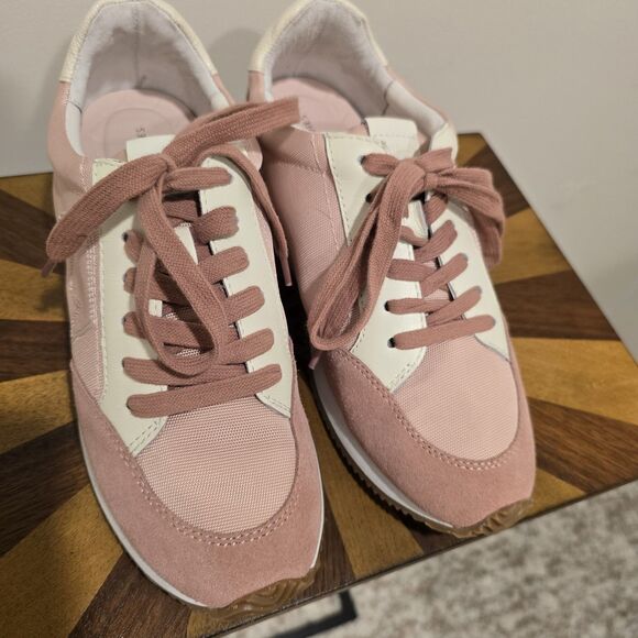 BIRDIES The Roadrunner WOMENS SIZE 8 Blush Pink Retro Sneakers Shoes Lace Up - Picture 5 of 15